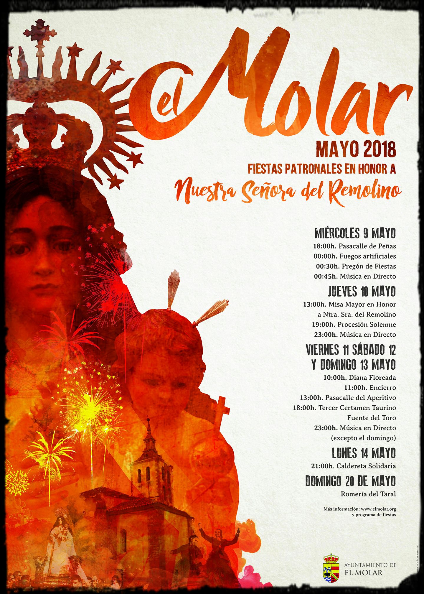 Fiestas patronales en honor a Nuestra Señora del Remolino 2018 El Molar